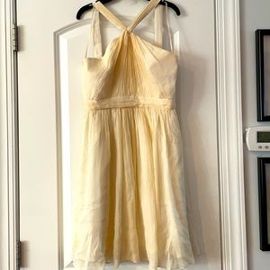Off white beauty J Crew chiffon dress